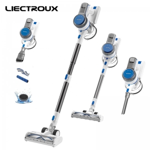 Liectroux i7 Aspirateur à main sans fil, Moteur sans balai 250W, Aspiration 22Kpa, Lumière LED, Batterie détachable, 2*Brosses roulantes pour sol + moquette, Aspirateur léger pour moquette, sols durs, poils d'animaux. Liectroux i7 Aspirateur à main sans fil, Moteur sans balai 250W, Aspiration 22Kpa, Lumière LED, Batterie détachable, 2*Brosses roulantes pour sol + moquette, Aspirateur léger pour moquette, sols durs, poils d'animaux.
