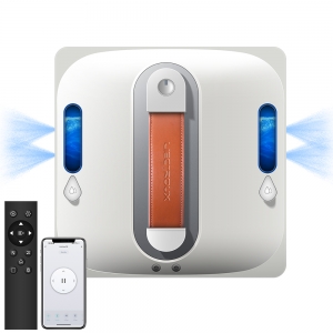 Robot lave-vitres Liectroux S11,pulvérisation d'eau à 4 directions,nettoyeur pour vitres,sols,murs et carrelages,aspirateur robot pour fenêtres,navigation intelligente,système de sécurité multiple,sans cadre,contrôle app & télécommande,alertes vocales Robot lave-vitres Liectroux S11,pulvérisation d'eau à 4 directions,nettoyeur pour vitres,sols,murs et carrelages,aspirateur robot pour fenêtres,navigation intelligente,système de sécurité multiple,sans cadre,contrôle app & télécommande,alertes vocales